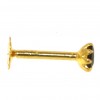 18ct Indian/Asian Gold Nose Pin with Screw Back